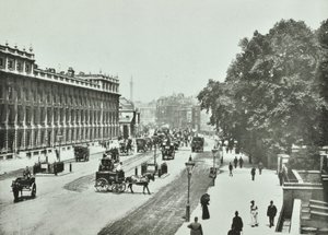 Whitehall, Westminster : vue vers le nord, 1890 - English Photographer