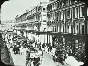 Whiteleys, Westbourne Grove, Westminster LB : vue vers l