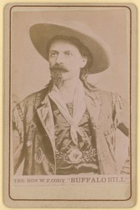 William F Cody, Buffalo Bill - English Photographer