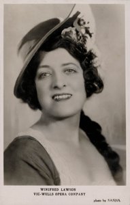 Winifred Lawson, Vic-Wells Opera Company - English Photographer