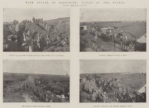 Avec Buller à Ladysmith, scènes sur le Tugela