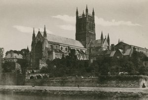 Cathédrale de Worcester, depuis le sud-ouest - English Photographer