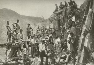 Travail dans une ancienne mine d