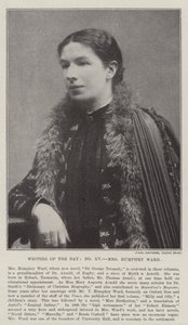 Écrivains du jour, Mme Humphry Ward - English Photographer