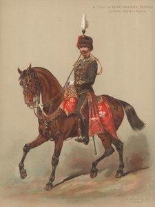 10e Hussards Royaux du Prince de Galles, Officier, Tenue de Revue - English School