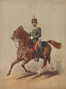 11e Hussards du Prince Albert, Cavalier, Tenue de Revue - English School