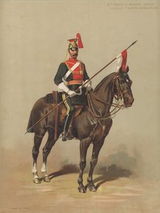 12e Lanciers Royaux du Prince de Galles, Cavalier, Tenue de Revue - English School