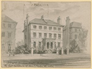 420 Camden Road, Holloway, dernière résidence de Samuel Phelps, l