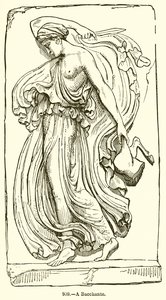Une bacchante - English School