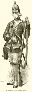 Un grenadier britannique, 1782 - English School