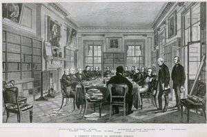 Un Conseil de Cabinet au 10 Downing Street - English School