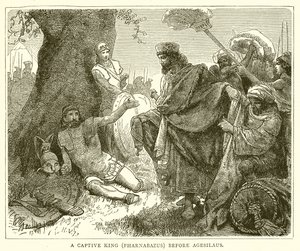 Un roi captif (Pharnabaze) devant Agésilas - English School