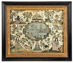 Broderie de Charles II représentant l