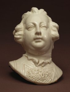 Un buste blanc de Chelsea de William Augustus, duc de Cumberland - English School