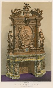 Une cheminée par Fourdinois de Paris - English School