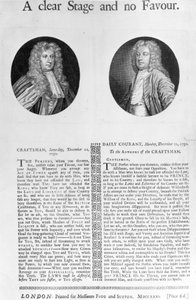 Une Scène Claire et Pas de Faveur, 1730 (gravure) - English School