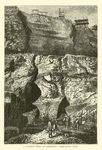 Mine de diamants à Kimberley, Griqualand Ouest - English School