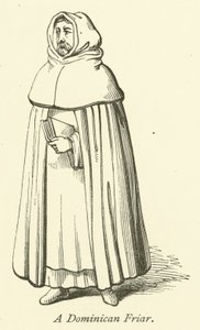 Un frère dominicain (gravure)