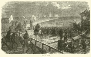 Un drapeau de trêve, décembre 1870