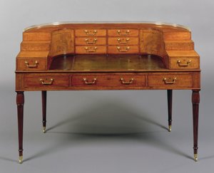 Bureau de la maison Carlton de George III, vers 1800