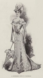 Une élégante robe en taffetas - English School