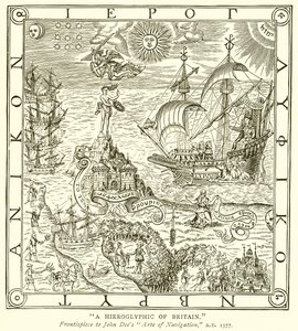Un hiéroglyphe de la Grande-Bretagne - English School