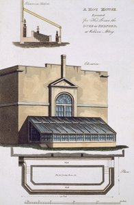 Une serre chaude exécutée pour son Altesse le Duc de Bedford à Woburn Abbey, 1806 - English School