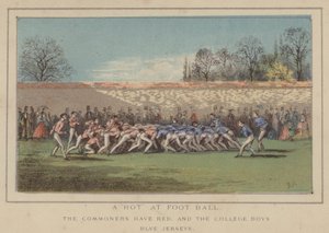 Un "chaud" au football - English School