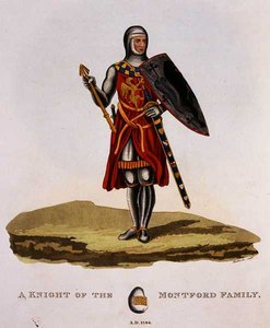 Un chevalier de la famille Montford - English School