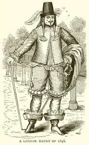 Un dandy londonien de 1646 - English School