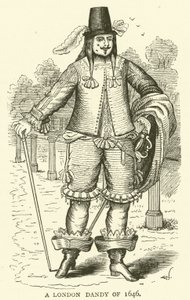 Un dandy londonien de 1646 - English School