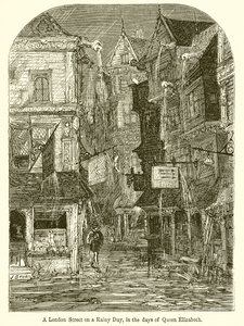 Une Rue de Londres un Jour de Pluie, à l