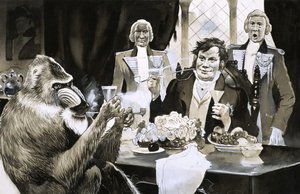 Un babouin mandrill était autrefois l