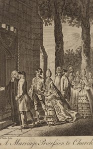 Une procession de mariage à l