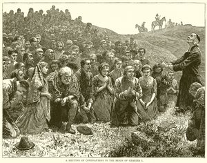 Réunion des Covenanters sous le règne de Charles Ier - English School