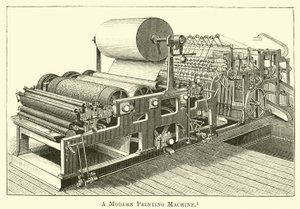 Une machine à imprimer moderne - English School
