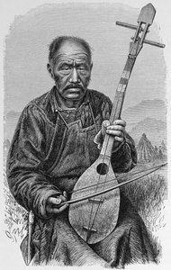Un musicien mongol, de 