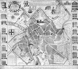 Un plan nouveau et exact de la ville de York - English School