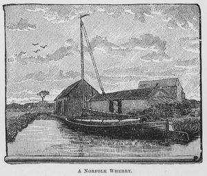 Un Wherry de Norfolk (gravure) - English School