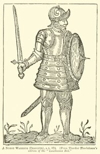 Un guerrier norvégien, Ingolfir, 874 après J.-C. - English School