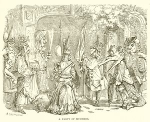 Une troupe de mimes