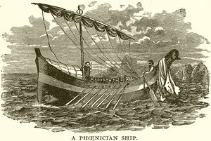 Un navire phénicien - English School