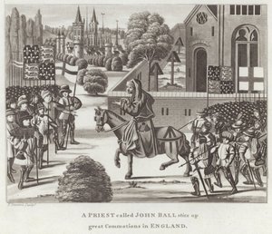 Un prêtre nommé John Ball provoque de grandes commotions en Angleterre - English School