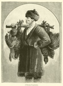 Un marchand de gibier russe - English School