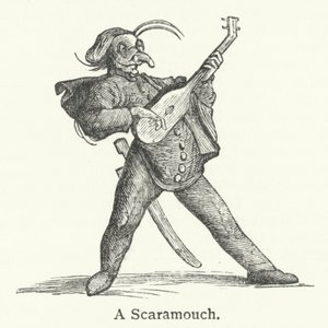 Un Scaramouch (gravure) - English School