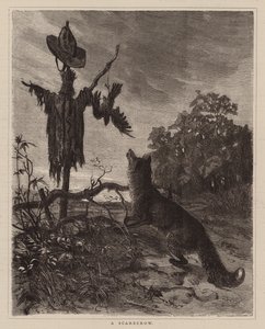 Un épouvantail (gravure) - English School