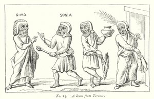 Une scène de Térence (gravure)