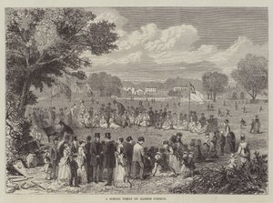 Une fête scolaire sur Barnes Common - English School