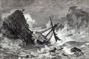 Une tempête de septembre, 1588, de 