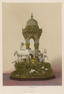 Fontaine de table en argent - English School
